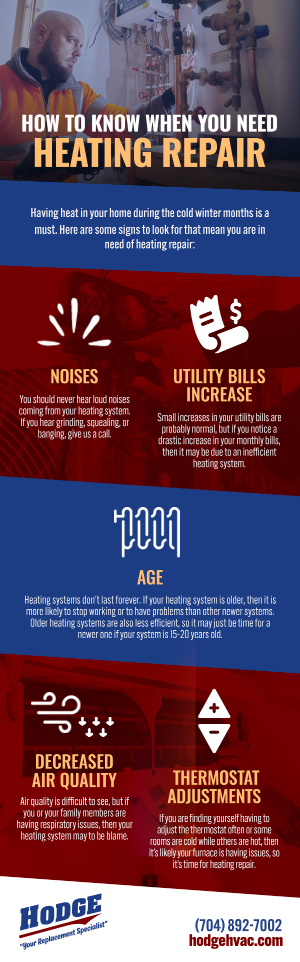 How to Know When You Need Heating Repair [infographic]